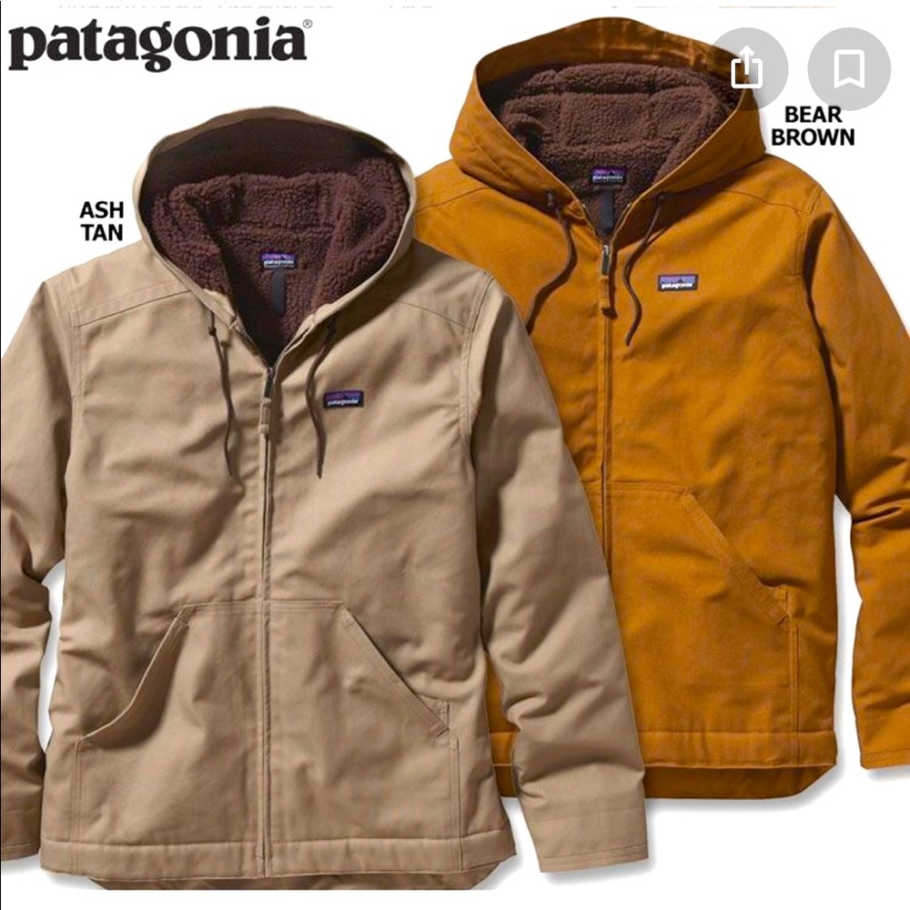 Rare Patagonia/common threads lined hoodie jacket
